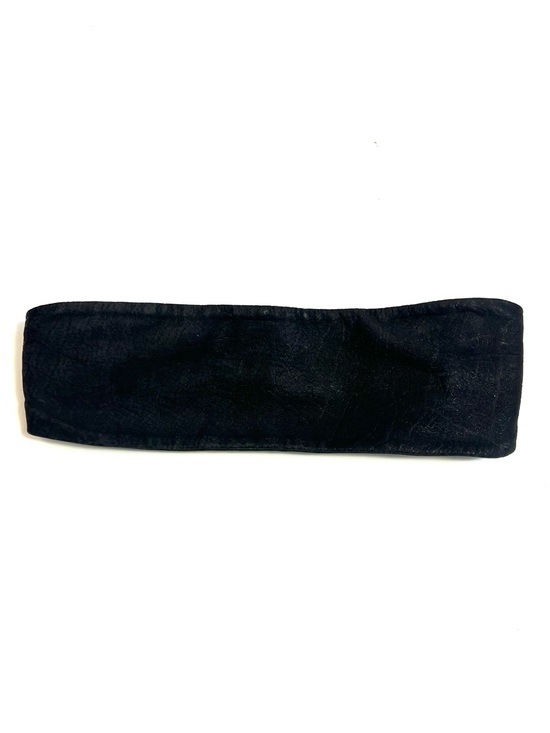 Vintage Il Bisonte Leather Tie Belt Black main image 7